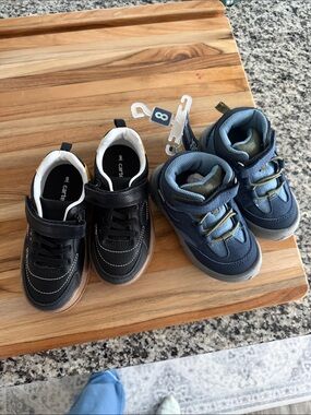 Carter's Black and Navy Kids Sneakers - never worn